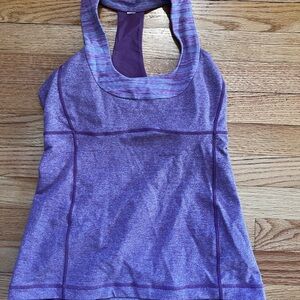 Lululemon Purple Athletic Tank Top size six